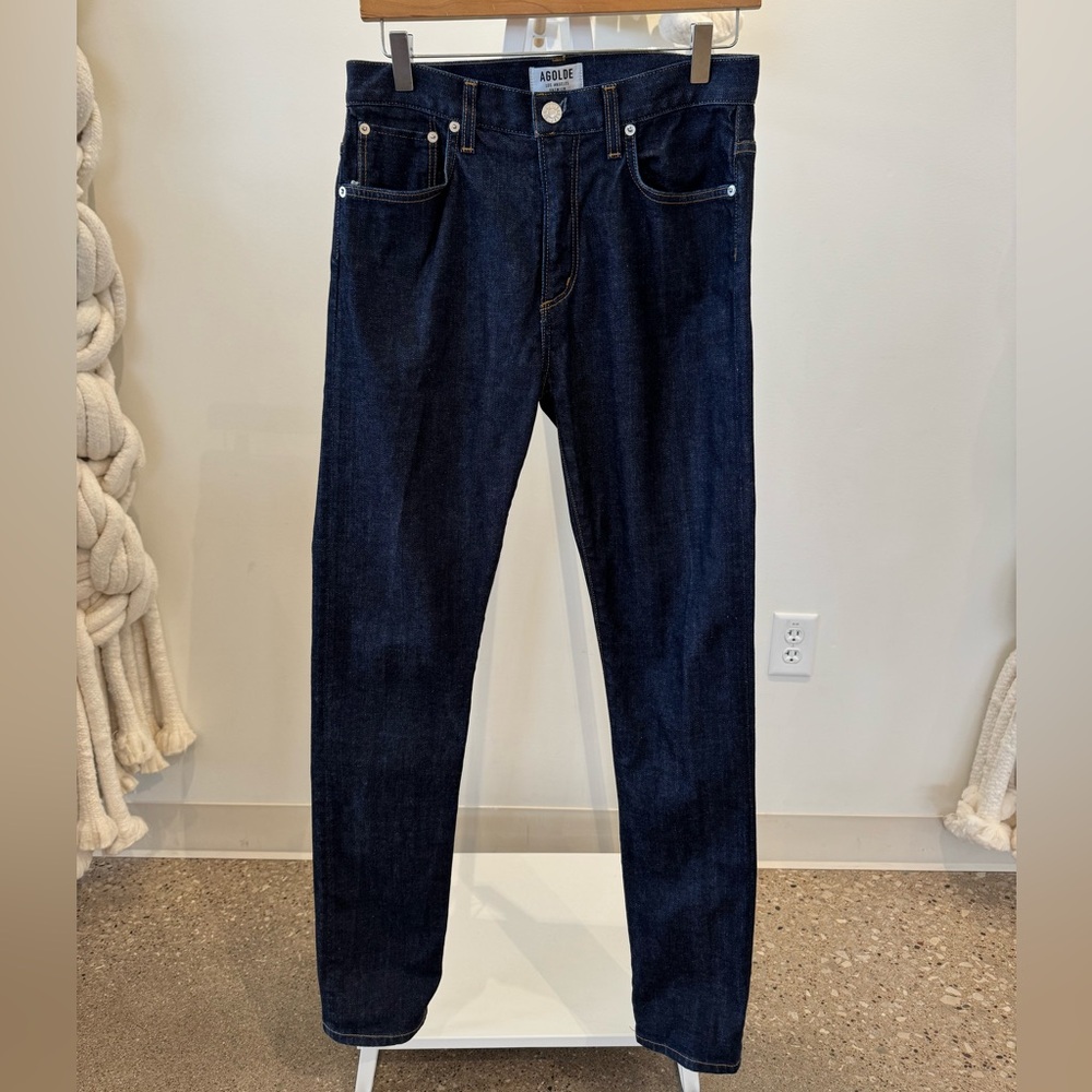 AGOLDE Men’s Dark Blue Jeans